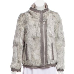 Helmut Lang Reversible Rabbit Fur Jacket (S)